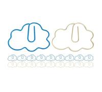 POPETPOP Trombones Créatifs 20 Pièces Pinces Légères en PVC Souple pour Fixation Documents et Pense-Bêtes pour Bureau Maison et École