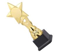 POPETPOP Trophées Trophée de Récompense Léger et Solide 2pcs pour Garçon et Filles en Plastique Doré pour Fêtes et Écoles Réutilisable