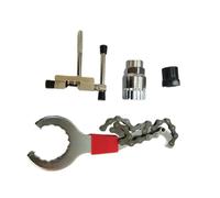 POPETPOP Trousse à Outils Vélo Trousse de Réparation Chaîne Fer Portable Entretien de Base Réparation de Chaîne pour Vélo Pliant Extérieur Voyage
