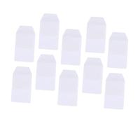 POPETPOP Trousses à Stylos Paquet de Rangement Pratiques 10pcs en PVC Blanc Petite Taille Sécurisée pour Médecins et Infirmières pour Stylos et Crayons