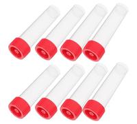 POPETPOP Tubes à Essai en Plastique Réutilisable avec Lot de 30 de 30ml avec Bouchon à Vis Sécurisé Bouchon à Vis Sécurisé Portables pour Stockage D'échantillons Liquides et Poudres pour