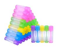 POPETPOP Tubes de Rouge à Lèvres Vides en Plastique Pp Lot de 100 Réutilisables et Personnalisables Contenant 5g pour DIY pour Soins Corporels et Sticks Lotion, Usage Quotidien