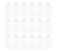 POPETPOP Tubes Souples Rechargeables 5 Ml Lot de 100 Tubes de Lotion Vides en Vrac Bouchon à Vis, Flacons D’échantillon Plastique Mats pour Crème Mains, Gloss à Lèvres et Voyage, Rangement