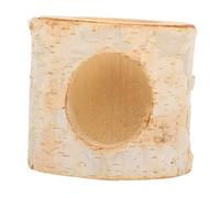 POPETPOP Tunnel Bois pour Hamster Cachette Naturelle Sécurisée Escalade et Refuge pour Petits Animaux comme Hamsters et Gerbilles Accessoire Habitat Ludique et Sain