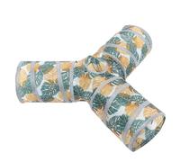 POPETPOP Tunnel Pliable pour Chat et Lapin à Trois Voies Interactif pour Petits Animaux Matériau Résistant Usage Intérieur et Extérieur Refuge Ludique pour Animaux Actifs
