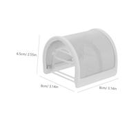 POPETPOP U Forme Microphone Windscreen Cover Métal Filtre Anti-pop Portable pour Microphone à Main Protection Souffle et Bruit pour Enregistrement Podcast Diffusion et Discours
