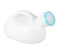 POPETPOP Urinoir Homme, Réutilisable en Plastique Portable Grosse Capacité et Couvercle Design Robuste pour Personnes Âgées et Voyages en Voiture