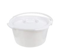 POPETPOP Urinoir Portable Unisexe avec Couvercle pour Adultes Potty Pratique pour et Hôpital Design et Durable Facile à Transporter Dérapant pour Voyage et Urgences
