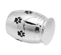 POPETPOP Urne Funéraire Acier Inoxydable pour Animaux De Compagnie Jarre à Cendres Durable Et pour Chiens Et Souvenir Commémoratif avec Finition