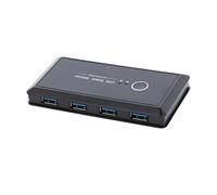 POPETPOP USB Sélecteur Ports pour Partager Périphériques Scanner Imprimante Switch Automatique pour Ordinateurs