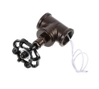 POPETPOP Vannes d'Arrêt de Lumière Steampunk Câble, Compatibles Lampes de Table LED, Facile à Nettoyer, pour Éclairage de Salon ou Bureau