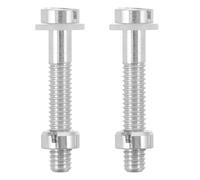 POPETPOP Vis de Platine Vinyle, vis de Fixation de la Cellule, M2,5 x 18,5 | Kit de montage universel pour porte-cellule de platine vinyle, vis à tête cylindrique à six pans creux.