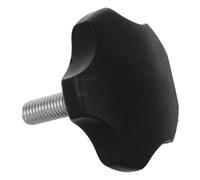 POPETPOP Vis de Réglage pour Pied de Parasol de Terrasse, Base Noire | Adaptateur pour Mât Roman, Pièce de Rechange pour Base Extérieure, Métal et Plastique, Stabilité Renforcée