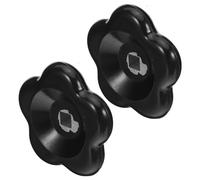 POPETPOP Volant de Robinet en Bakélite 2pcs 7x7mm Trou Carré pour Poignée d'eau Extérieure et Vanne à Tige avec Précision Industrielle et Adaptation Universelle