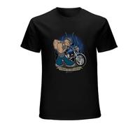 Popeye Biker T Shirt Comic Book Cartoon Tee BlackM Black M