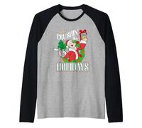 Popeye Christmas Crushing The Holidays Manche Raglan