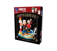 Pantasy Jeu de construction Popeye et Olivia 33 cm Multicolore 1500 pièces