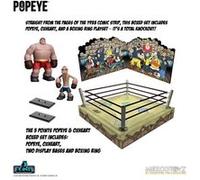 Mezco Toyz – Figurines 5 points – Popeye & Oxheart – Set Deluxe 9 cm