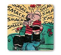 Popeye Le Marin - Popeye & Olive - Smack Smack Dessous de Verre I sous-Verres I 10x10cm I Design Original sous Licence