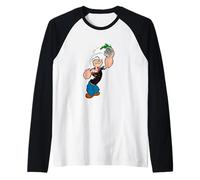 Popeye l'homme Marin - Art rétro de Dessin animé 1929 Manche Raglan