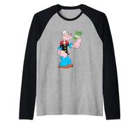 Popeye l'homme Marin épinards - Rétro 1929 Cartoon Art Manche Raglan