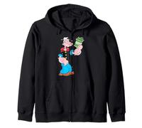 Popeye l'homme Marin épinards - Rétro 1929 Cartoon Art Sweat à Capuche