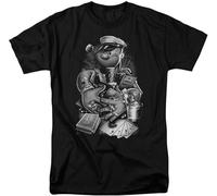 Popeye The Sailor Man Animated Cartoon Character Mine All Mine Adult T-Shirt Tee Manches Courtes(X-Large)