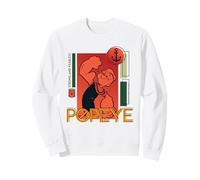 Popeye The Sailor Man, Bande dessinée rétro Forte et intrépide Sweatshirt