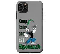 Popeye The Sailor Man Keep Calm & Eat Spinach Bande dessinée rétro Coque pour iPhone 11 Pro Max