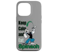Popeye The Sailor Man Keep Calm & Eat Spinach Bande dessinée rétro Coque pour iPhone 13 Pro