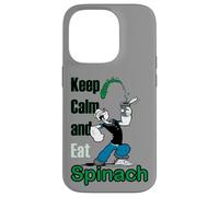 Popeye The Sailor Man Keep Calm & Eat Spinach Bande dessinée rétro Coque pour iPhone 14 Pro