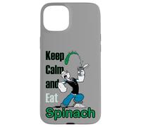 Popeye The Sailor Man Keep Calm & Eat Spinach Bande dessinée rétro Coque pour iPhone 15 Plus