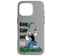 Popeye The Sailor Man Keep Calm & Eat Spinach Bande dessinée rétro Coque pour iPhone 16 Pro