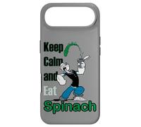 Popeye The Sailor Man Keep Calm & Eat Spinach Bande dessinée rétro Coque pour iPhone Air
