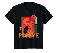 Popeye The Sailor Man Strong and Fearless, Bande dessinée rétro pour Enfants T-Shirt