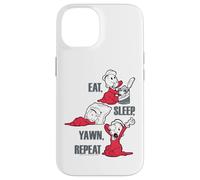 Popeye The Sailor Man Swee'Pea Eat Sleep Yawn Repeat Coque pour iPhone 14