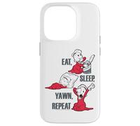 Popeye The Sailor Man Swee'Pea Eat Sleep Yawn Repeat Coque pour iPhone 14 Pro