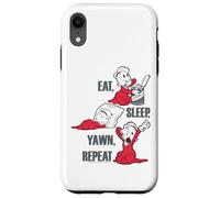 Popeye The Sailor Man Swee'Pea Eat Sleep Yawn Repeat Coque pour iPhone XR