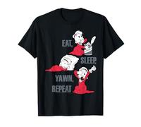 Popeye The Sailor Man Swee'Pea Eat Sleep Yawn Repeat T-Shirt