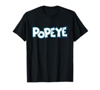 Popeye The Sailor Man Texte Moderne Logo Retro Comic T-Shirt