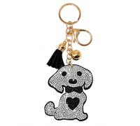 Popfizzy Accessoires porte-clés en strass pour femmes, breloques pour clés de voiture, porte-clés bling, breloques mignonnes pour sacs à main, One Size