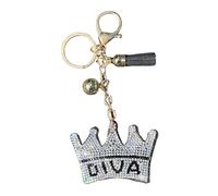 Popfizzy Porte-clés en strass pour femmes et filles, breloque de sac à main, breloque scintillante, breloques de sac à dos, cadeaux pour femmes, Large