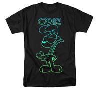 popfunk Garfield Hotshot Odie Unisex T Shirt, Black, Noir, 3XL Mixte