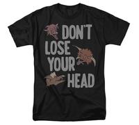 popfunk Labyrinth Don't Lose Your Head Unisex T Shirt, Black, Noir, 3XL Mixte