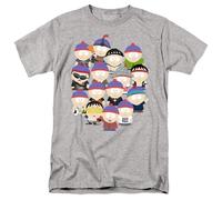 popfunk South Park Many Faces of Stan Unisex T Shirt, Heather, Athletic chiné, L Mixte