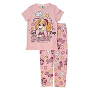 Popgear Paw Patrol Skye Pup Power Girls Long Pjs Set Ensembles de Pyjama, Rose, 5-6 Years Fille