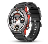 Popglory 1,43" AMOLED Montre Connectée, 110+ Sports Smartwatch Femme Homme avec Appel Bluetooth, Fréquence Cardiaque, Tension Artérielle, SpO2, Sommeil, Pression, Fitness Tracker pour Android iOS