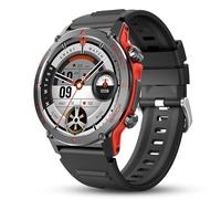Popglory 1,43" AMOLED Montre Connectée, 110+ Sports Smartwatch Femme Homme avec Appel Bluetooth, Fréquence Cardiaque, Tension Artérielle, SpO2, Sommeil, Pression, Fitness Tracker pour Android iOS