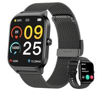Popglory Montre Connectée Femme Homme, Appel Bluetooth avec 100+ Sport 1,85 Smartwatch, Fréquence Cardiaque Pression Artérielle SpO2 Stress Sommeil, Horloge Mondiale Calculatrice Cadeaux Android iOS