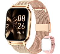 Popglory Montre Connectée Femme Homme Avec Appel Bluetooth, 1,85'' Sport Smartwatch Moniteur De Fréquence Cardiaque/Tension Artérielle/Spo2/Podomètre/Sommeil, Montre Intelligente Pour Android Ios